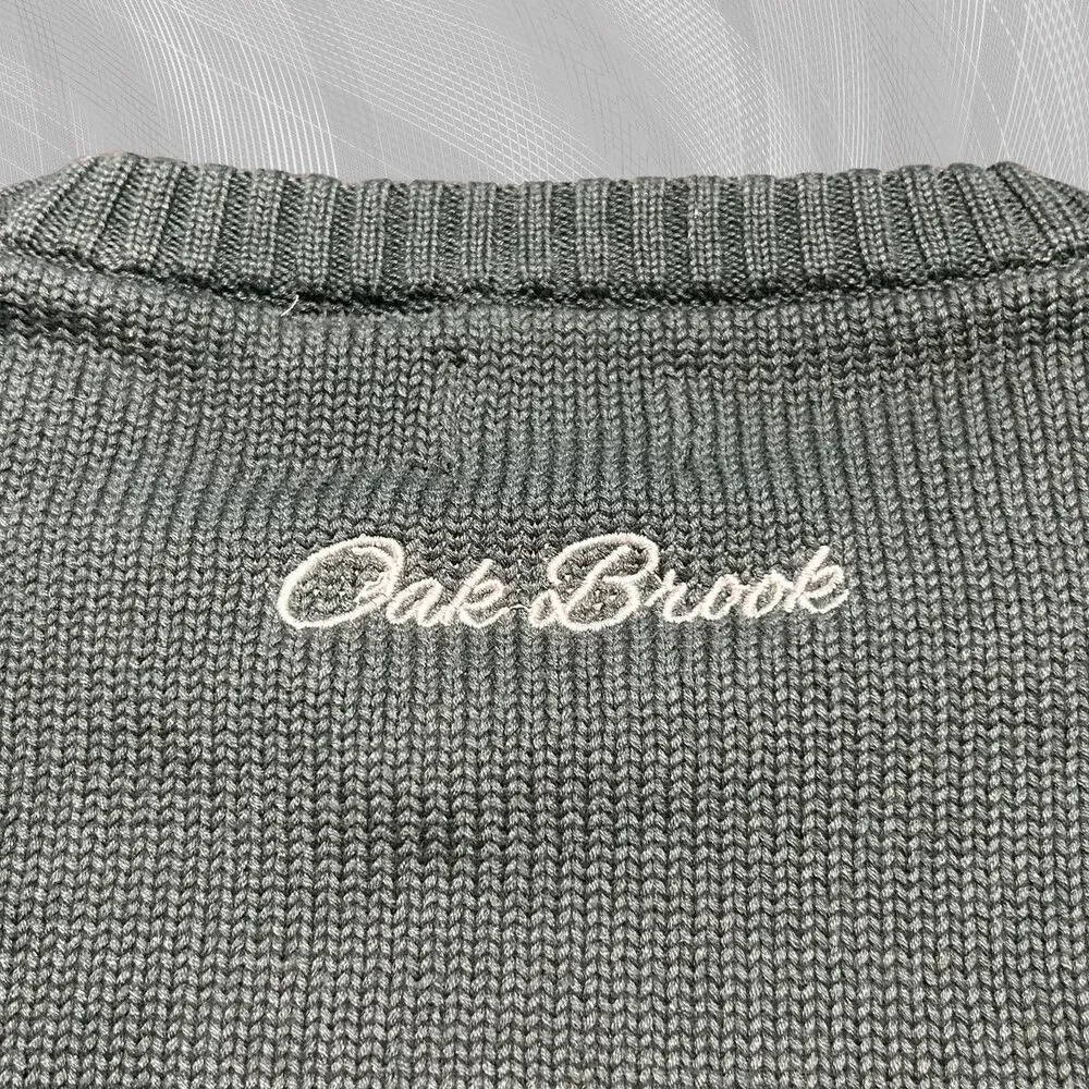 Oak Brook x Carnegie Mellon University Upcycled Tartan Plaid Sweater Size XL